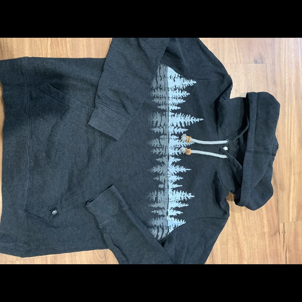 Tentree Womens heathered grey Hoodie sz. M